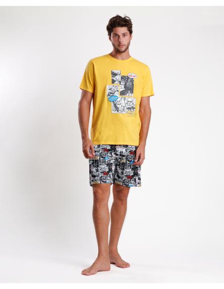 STAR WARS Pijama Manga Corta Summer Comic para Hombre