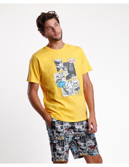 STAR WARS Pijama Manga Corta Summer Comic para Hombre