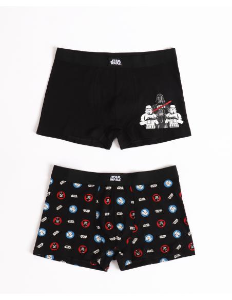 STAR WARS Calzoncillo/Bóxer Blue & Red para Hombre, (Caja de 2 unidades)