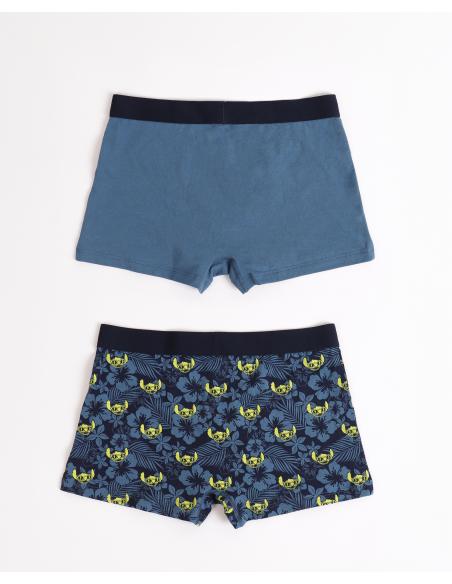 DISNEY Calzoncillo/Bóxer Lilo & Stitch para Hombre, (Caja de 2 unidades)