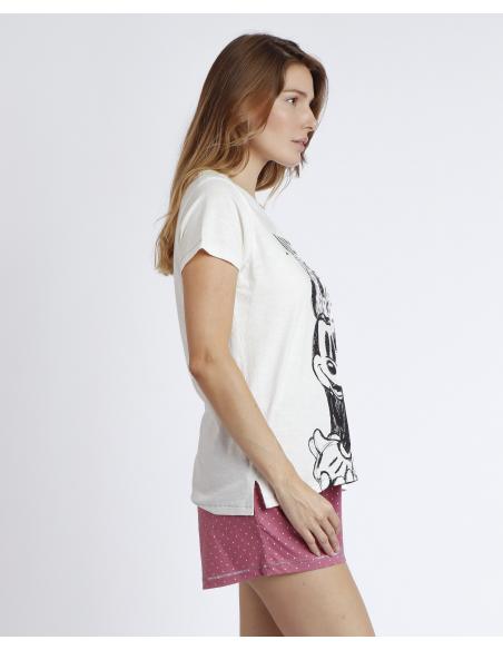 DISNEY Pijama Manga Corta Dots & Sketches para Mujer