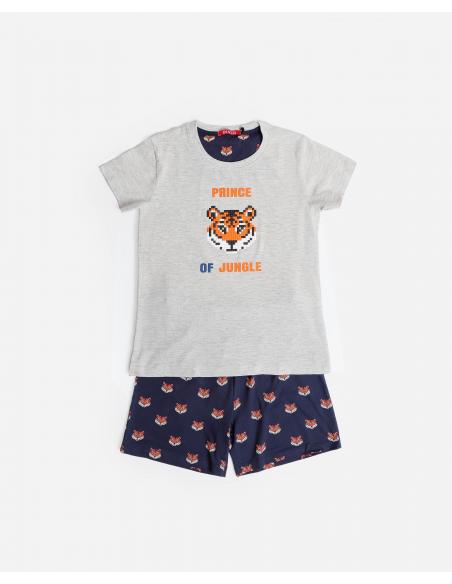 DIVER Pijama Manga Corta King para Niño