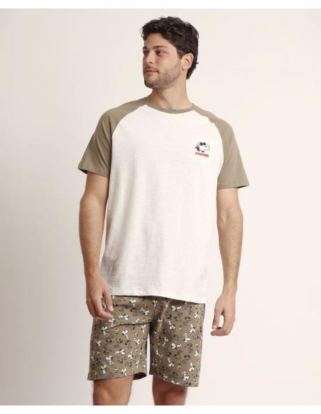 PEANUTS Pijama Manga Corta There are No Rules para Hombre