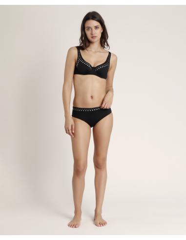 ADMAS Bikini Aro Metallic Stones para Mujer