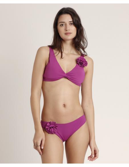 ADMAS Bikini Halter Drapeado Beach Style para Mujer