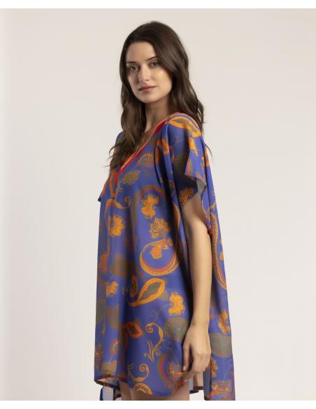 ADMAS Vestido Kaftan Morado para Mujer