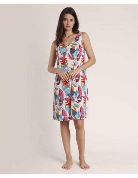 ADMAS Vestido Sin Mangas Colors Jungle para Mujer