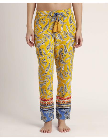 ADMAS Pantalón Playa Hippy Beach para Mujer