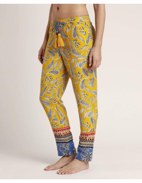 ADMAS Pantalón Playa Hippy Beach para Mujer