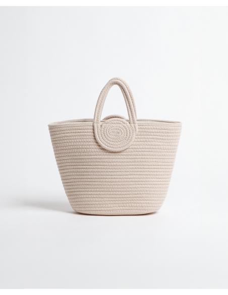 Bolso Playa Pompones para Mujer