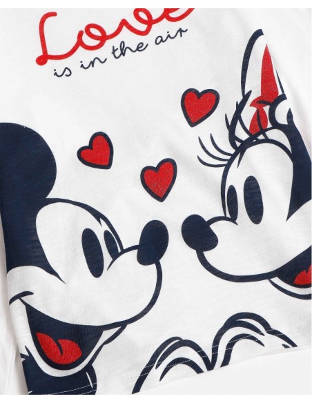 DISNEY Pijama Manga Larga Love is in the Air para Niña