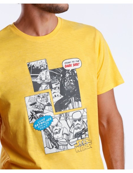 STAR WARS Pijama Manga Corta Summer Comic para Hombre