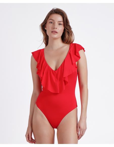 ADMAS Bañador Volantes Summer Frill para Mujer