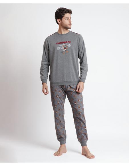 DISNEY Pijama Manga Larga Animal Break the Rules para Hombre