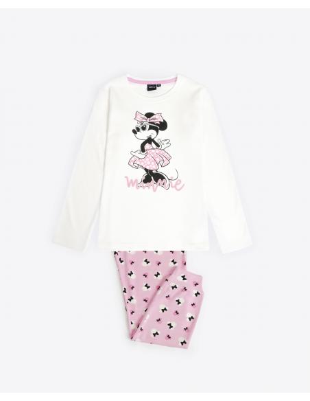 DISNEY Pijama Manga Larga Minnie Chic para Niña