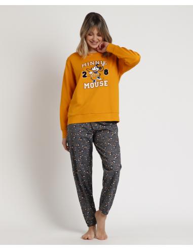 DISNEY Pijama Manga Larga Express Yourself para Mujer