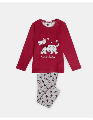 ADMAS Pijama Manga Larga Tapeta Lou Lou Cold para Niña