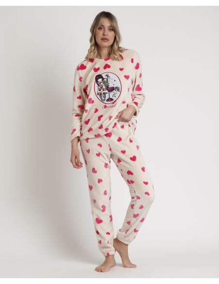 SANTORO GORJUSS Pijama Manga Larga Calentito Carousel para Mujer