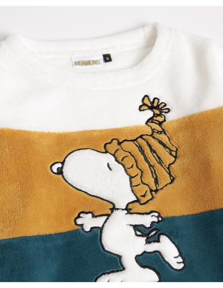 PEANUTS Pijama Calentito Manga Larga Warm & Cozy para Niña