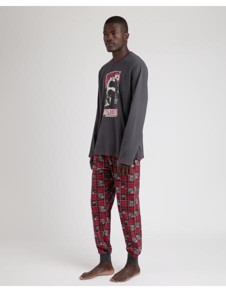 STAR WARS Pijama Manga Larga Punk Vader para Hombre