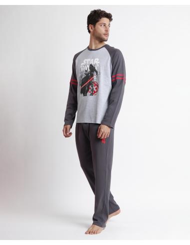 PIJAMA PREMIUM MANGA LARGA DARTH VADER PARA HOMBRE by Pequenos Gigantes