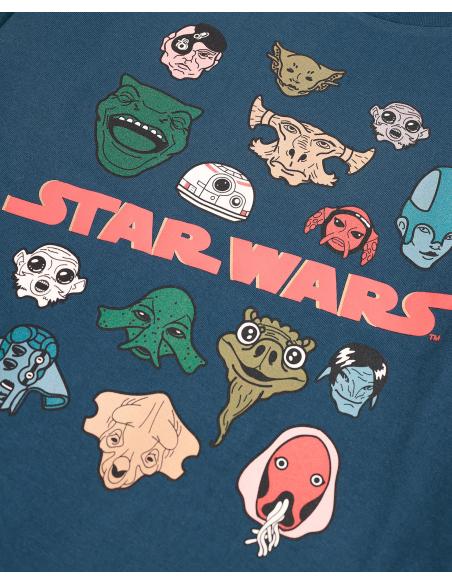 STAR WARS Pijama Manga Larga Alien Species para Niño