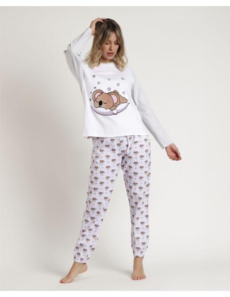 ADMAS Pijama Manga Larga All You Need is Sleep B para Mujer