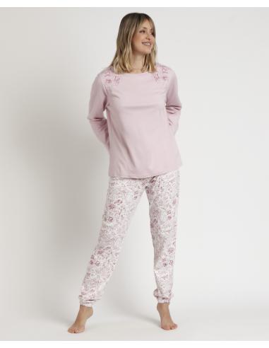 ADMAS CLASSIC Pijama Manga Larga Live para Mujer