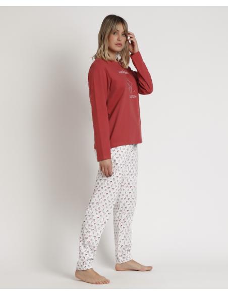 ADMAS GARDEN Pijama Manga Larga Essence Of Life para Mujer