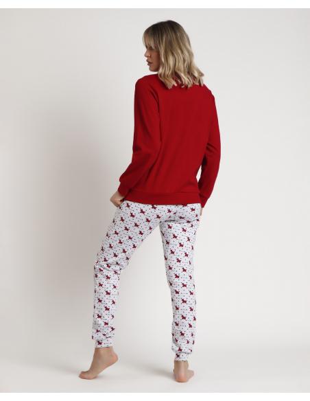 ADMAS Pijama Manga Larga Tapeta Lou Lou Cold para Mujer