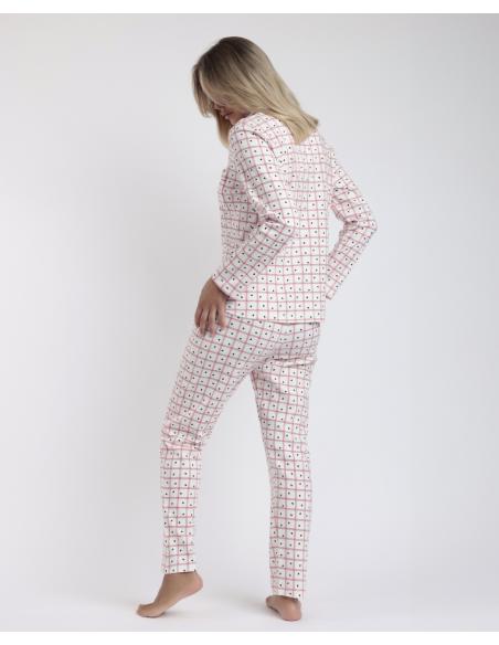 ADMAS Pijama Abierto Manga Larga You Are So Loved para Mujer