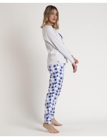 ADMAS Pijama Manga Larga Dreams Come True para Mujer