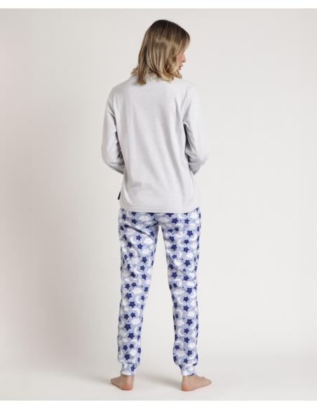 ADMAS Pijama Manga Larga Dreams Come True para Mujer