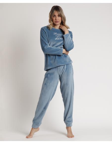 ADMAS Pijama Manga Larga Corel Star C para Mujer