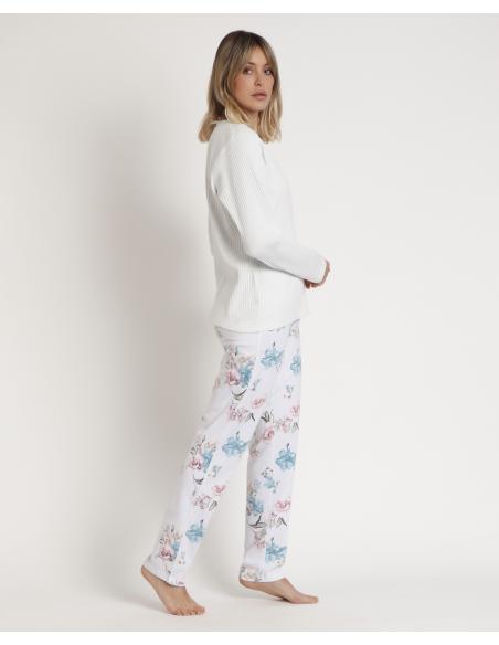 ADMAS GARDEN Pijama Manga Larga French Garden para Mujer