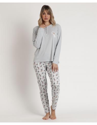 DISNEY Pijama Manga Larga Daisy You are so Beautiful para Mujer