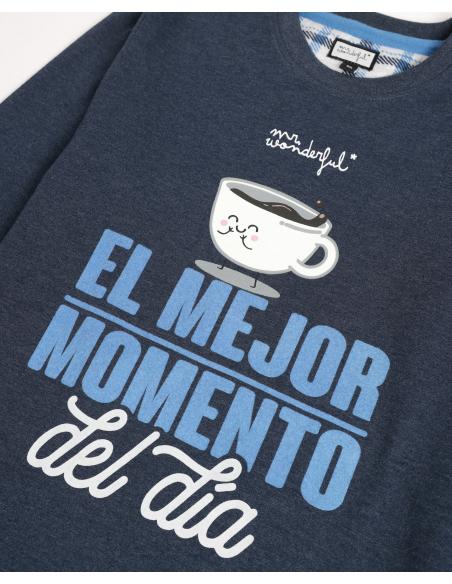 MR WONDERFUL Pijama Manga Larga Momento del Día para Niño