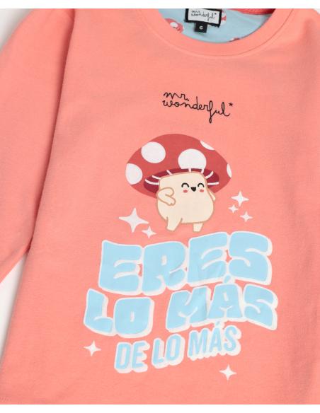 MR WONDERFUL Pijama Manga Larga Eres lo Más para Niña