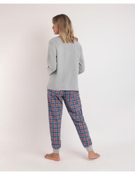 PADDINGTON Pijama Manga Larga Checks para Mujer