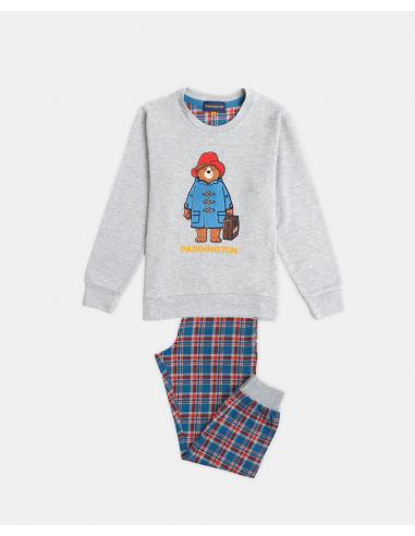 PADDINGTON Pijama Manga Larga Checks para Niño