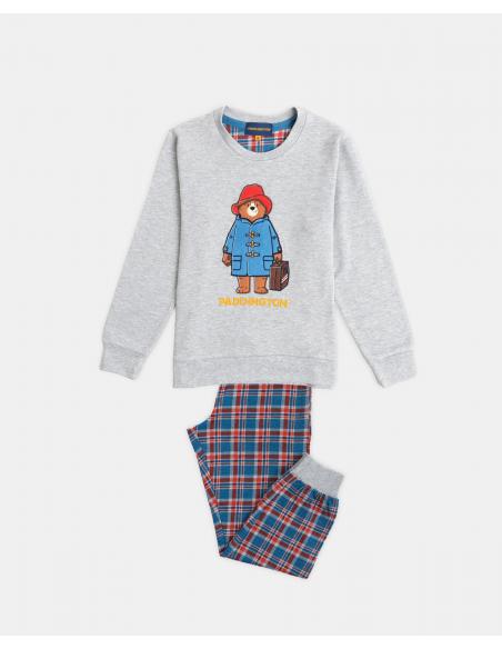 PADDINGTON Pijama Manga Larga Checks para Niño