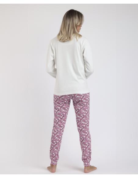 BARBIE Pijama Manga Larga Chic para Mujer