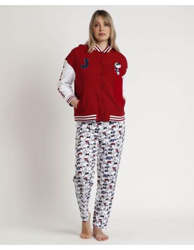 PEANUTS Chaqueta Manga Larga Calentita Snoopy Cool para Mujer