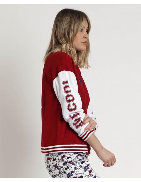 PEANUTS Chaqueta Manga Larga Calentita Snoopy Cool para Mujer