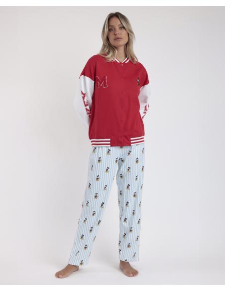 DISNEY Chaqueta Manga Larga Calentita Mickey New York para Mujer