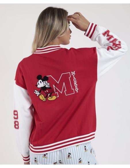 DISNEY Chaqueta Manga Larga Calentita Mickey New York para Mujer