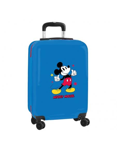 Maleta de cabina Mickey Mouse Only One azul 34,5 x 20 x 55 cm