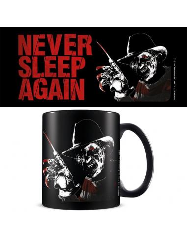 Taza Pesadilla en Elm Street No volver a dormir