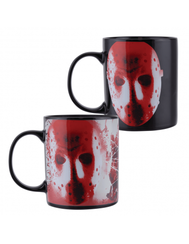 Taza Térmica Viernes 13 máscara Jason