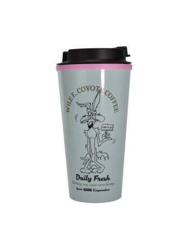 Vaso Termo con tapa de rosca Personajes Looney Tunes 450 ml